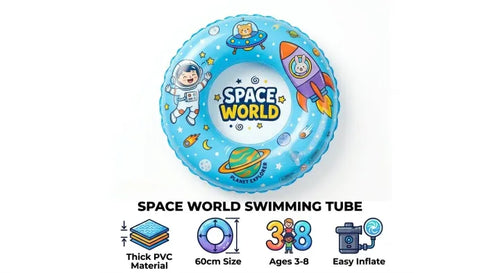 Inflatable Swimming Ring For Kids Adults Pool Float Tube 50cm 60cm Astronaut Design Summer Water Play Toy